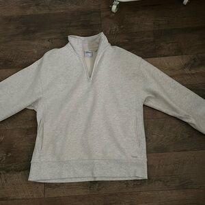 Aritzia quarter zip boyfriend fit